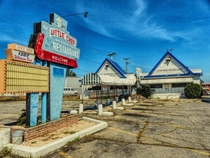 The now-demolished Little Chef Restaurant in Roanoke Virginia Abandoned in Virginia 