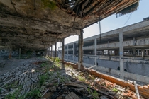 The old Packard plant in Detroit MI 