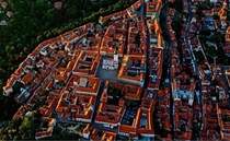 The Old Town in Zagreb Croatia - proclaimed a Free Royal City on Gradec the Hill in 