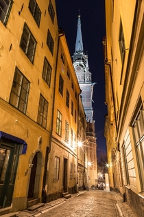 The old town of Stockholm Sweden 