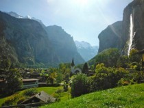 The only camera I had on me was from Costco what a shame Lauterbrunnen Switzerland x 