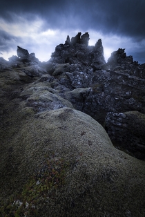 The otherworldly lava fields of Iceland 