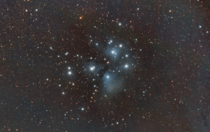 The Pleiades from my light polluted backyard OC
