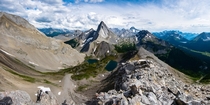 The pointiest mountain Ive ever seen Mount Birdwood An amazing hike in Kananaskis Canada  nickphys