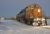 The Polar Bear Express train Moosonee Ontario 