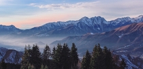 The Presolana mountains shot from the Pora mountain Bergamo Italy  IG thenaphotography