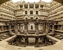 The Rani ki Vav or Queens stepwell in Gujarat India Constructed in the th century it features  sculptures Built on the banks of the Saraswati River it repeatedly flooded and was silted over until the s