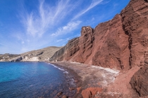 The red beach in Santorini Akrotirion Aegean Greece author-Vagelis Pikoulas