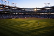 The Relic Wrigley Field at Dusk 
