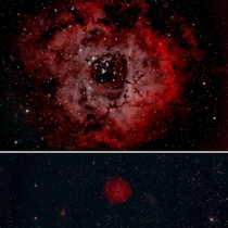 The Rosette and Little Rosette Nebula