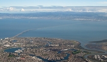 The San Mateo-Hayward Bridge in the San Francisco Bay plus the highly successful community of Foster City built on Bay Fill in the s