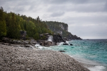 The sea was angry that day my friends Bruce Peninsula National Park Ontario Canada 