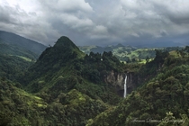 The secluded San Maria Waterfalls Caldas Colombia  Photo by Thomas Dawson