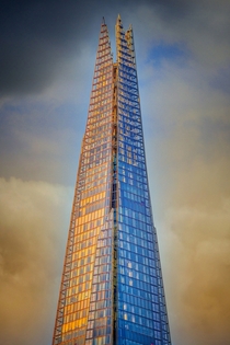 The Shard a -storey skyscraper designed by the Italian architect Renzo Piano in Southwark London 