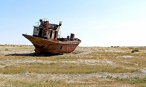 The ship graveyard of Aral the lost sea of Central Asia