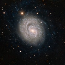 The spiral galaxy NGC  lies  million light-years away in the constellation Eridanus It contains a very brilliant super nova SN em Before its death the star was more than  times the mass of our sun 