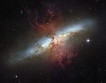 The starburst galaxy Messier  