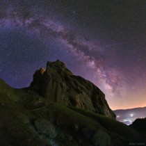 The Starry Night of Alamut taken in central Alborz Mountains 