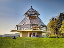 The Summer House Pavillion at Oare House by IM Pei Wiltshire UK 