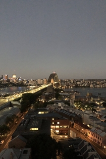 The Sydney Harbour Bridge down there OC