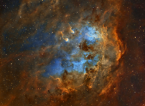 The Tadpole nebula IC  a dusty emission nebula located approximately  light-years from earth Image credit Matt Sporre