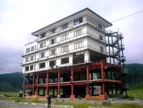The Taro Tourism Hotel after the tsunami - Taro Iwate Japan 