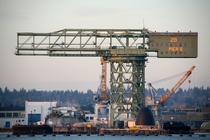 The -ton Hammerhead crane at Bremerton Naval Shipyard 