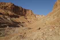 The top of these cliffs near the Dead Sea are still below sea level 