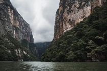 The towering walls of Sumidero Canyon Never knew Mexico had landscapes like this 