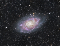 The Triangulum Galaxy in HaLRGB- M