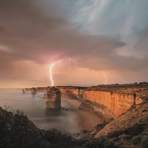 The twelve apostles with a little lighting 