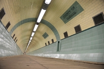 The Tyne PedestrianBicycle Tunnel Under the River Tyne Between Howdon amp Jarrow Tyne-amp-Wear England 