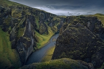 The unpronounceable Canyon of Iceland Fjarrgljfur 