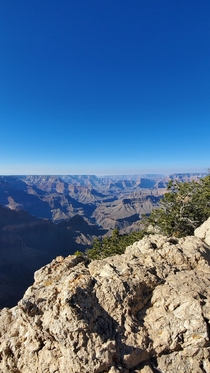 The vastness of the Grand Canyon 