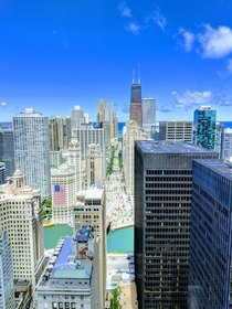 The view from my desk in Chicago IL USA isnt one you see often and Im really going to miss it 