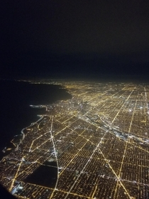 The view from my flight home last Tuesday Chicago