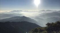 The view from my hike this weekend at Sunset Peak in the San Gabriel Mountains in sunny Southern California 