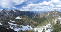 The view from Navaho Peak Washington 