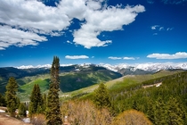 The view from Vail CO in June - Mid-Vail at ft elevation - 
