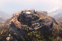 The village of Eze overlooking the French Riviera 