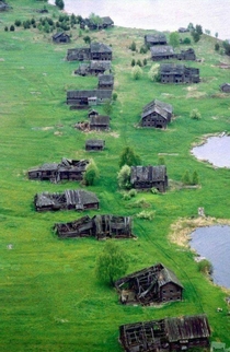 The village of Pegrema Republic of Karelia Abandoned after the Russian revolution