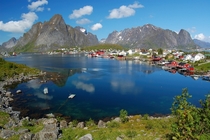The Village of Reine Norway In the Lofoten Archipelago 