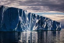 The Wall Immense Iceberg in Scoresby Sund Greenland 
