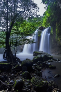 The waterfall from the movie The Beach Khao Yai National Park Thailand Davidsun 
