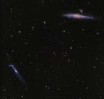 The Whale galaxy amp Hockey Stick galaxy NGC  Group
