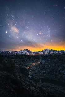 The world at night Eastern Sierras Ca