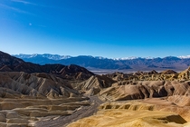 The Zabriskie Point at Death Valley CA  