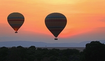 These balloons over The Mara  Kenya OC