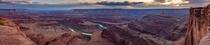This beautiful place has been posted here before but heres a more panoramic view of Dead Horse Point State Park Utah 