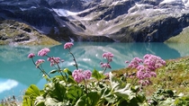 This incredibly blue lake is actually called White lake for some reason Austrian Alps 